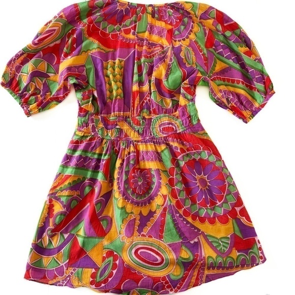 Ba&Sh 2 Womens Size 6 Dova Puff Sleeve Mini Dress New - Picture 7 of 12